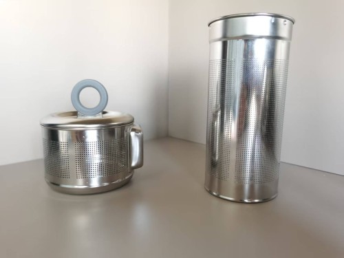 OEM/ODM Stainless Steel Etched Tea Infuser Basket for BORK & Breville Electric Kettles