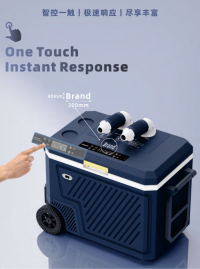 12 Volt Refrigerator, 59QT(55L) Electric Cooler, 12V Fridge APP Control, 12V Cooler -4℉~68℉, Portable Freezer 12/24V DC