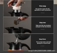 Smart Display Temperature Control SUS316 Stainless Steel Tea Thermos Flask - 1.8L Large Capacity, Tea Separation, OEM