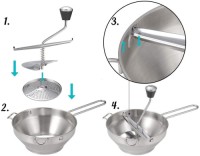 OEM/ODM  Stainless Steel Manual Food Mill Grinder for Puree, Mashed & Jams