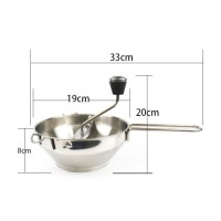 OEM/ODM  Stainless Steel Manual Food Mill Grinder for Puree, Mashed & Jams