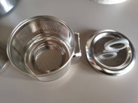 OEM/ODM Stainless Steel Etched Tea Infuser Basket for BORK & Breville Electric Kettles