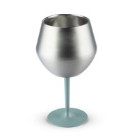 Custom 14oz Detachable Stemless Goblet Cup - 304 Stainless Steel Inner, Gradient Color, OEM/ODM