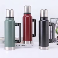 Stanley Style Portable Handle Vacuum Flask - 1L/1.3L 304 Stainless Steel Leakproof Thermos, OEM/ODM Available